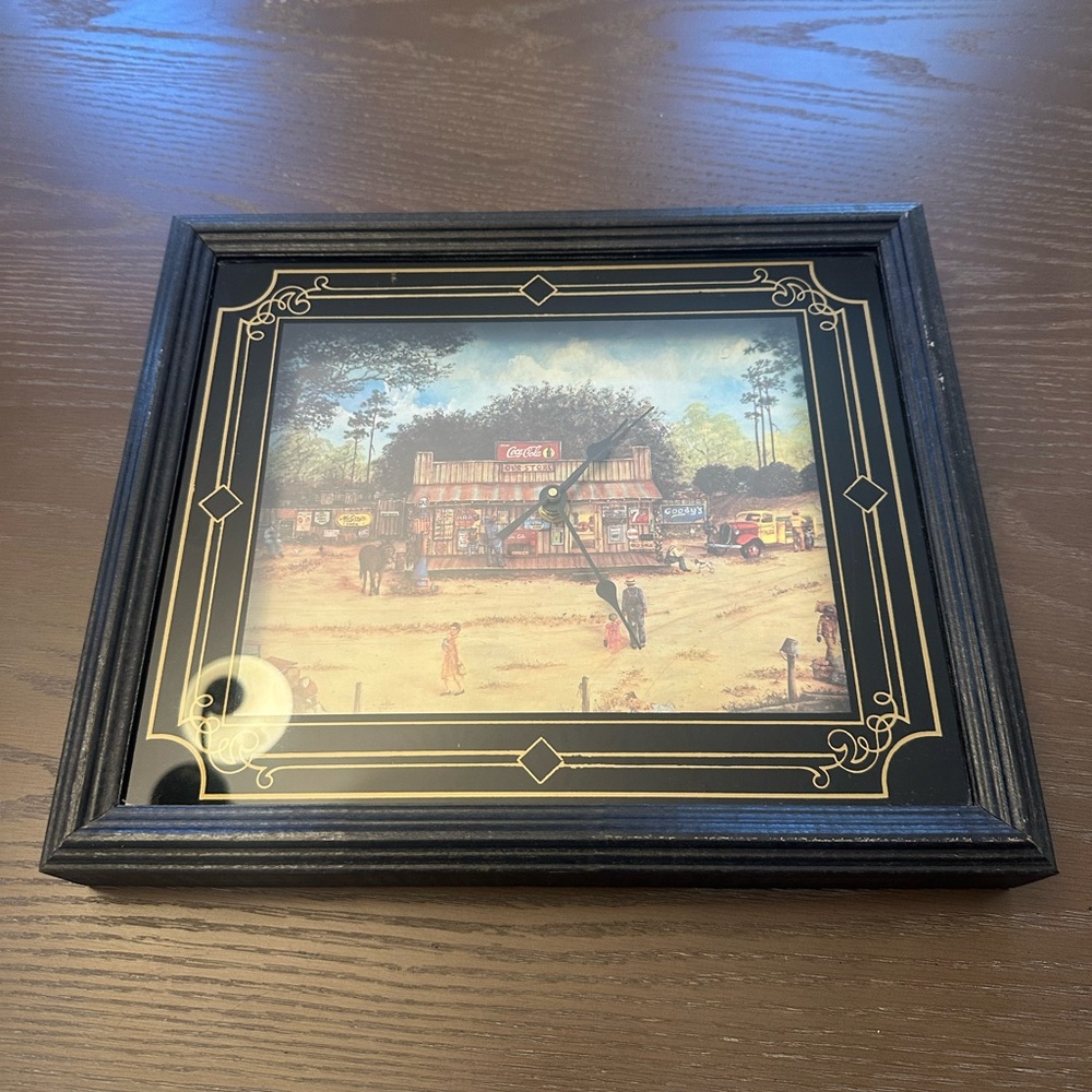 Vintage Coca Cola store clock
